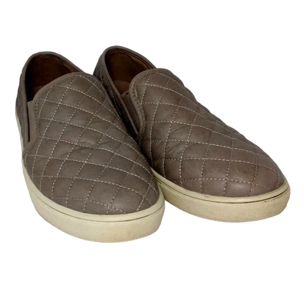 Steve Madden Encentrcq Womens Gray Faux Leather Sneakers - Size 9